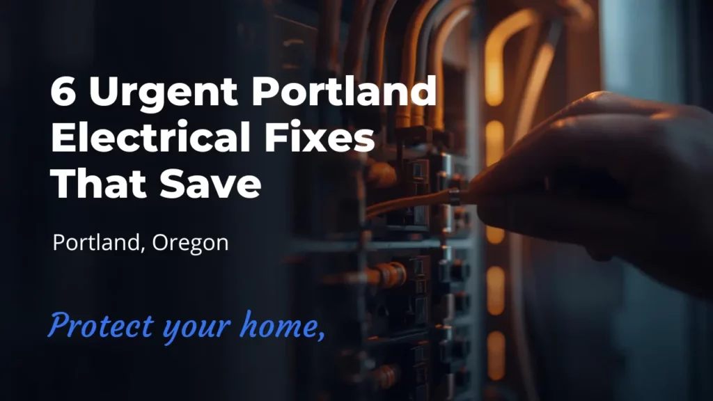 Meta Title: Portland Electrical Fixes: Top 6 Urgent Solutions to Save You Thousands